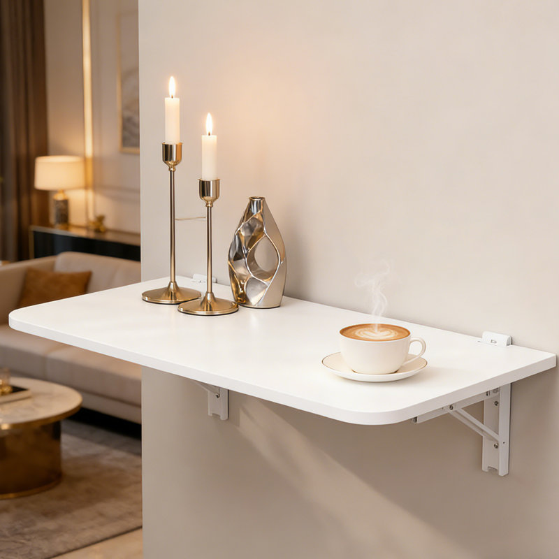 Table flottante murale multifonctionnelle pliable