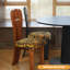 Ensemble de 2 chaises d'appoint 22,44 po à dossier brun uni