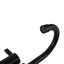 Robinet de salle de bain central noir mat 4 po avec poignées doubles, fabrication en alliage de zinc, valve à disque en céramique, 1,2 gal / min-124636984
