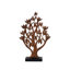 Sculpture d'arbre en bois faite à la main - conception inspirée de la nature pour la décoration intérieure et les cadeaux de Noël