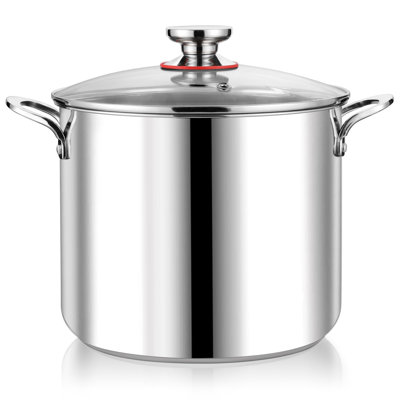 Wilmall 12 Quarts Non-Stick Stock Pot