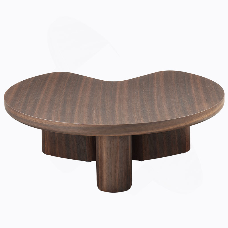 Table basse en chêne fumé