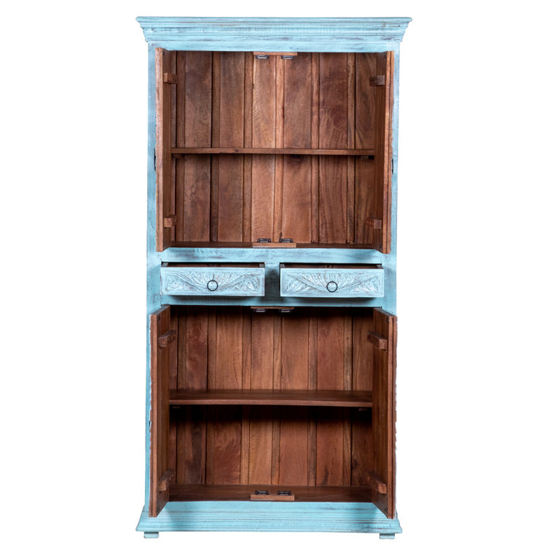 Armoire 4 portes Lancey, Menthe
