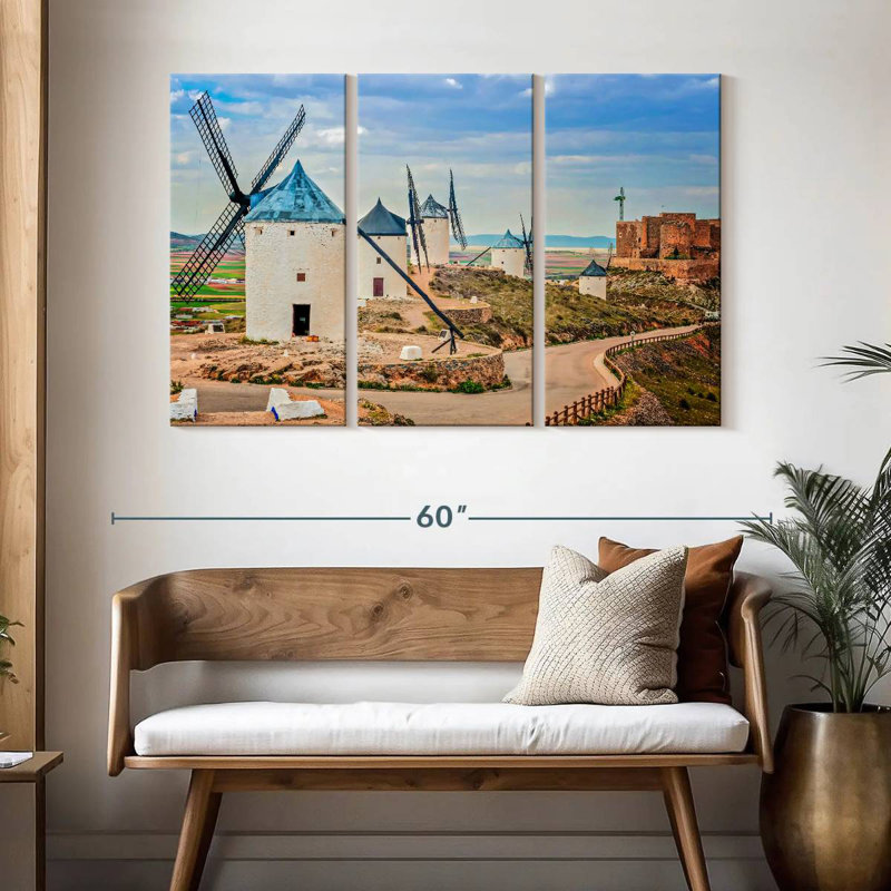 Moulins Alvord Don Quichotte, H 32 po x l 50 po