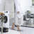 Laundry Hamper Sorter With Hanging Bar And Wheels Removable