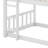 Triple Wood Bunk Bed, With Ladders, Guardrails Detachable Bunk Bed-856955201
