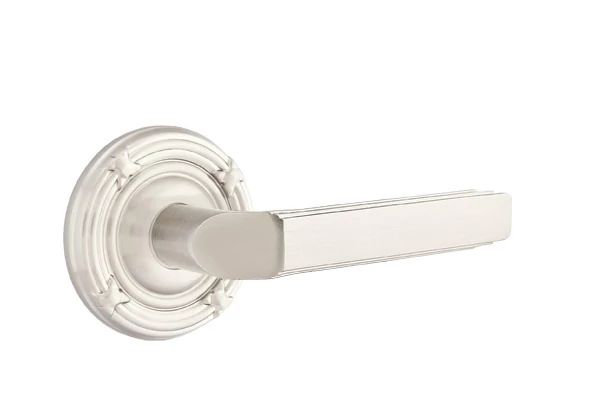 Levier de porte de passage, Gauche, Nickel satiné