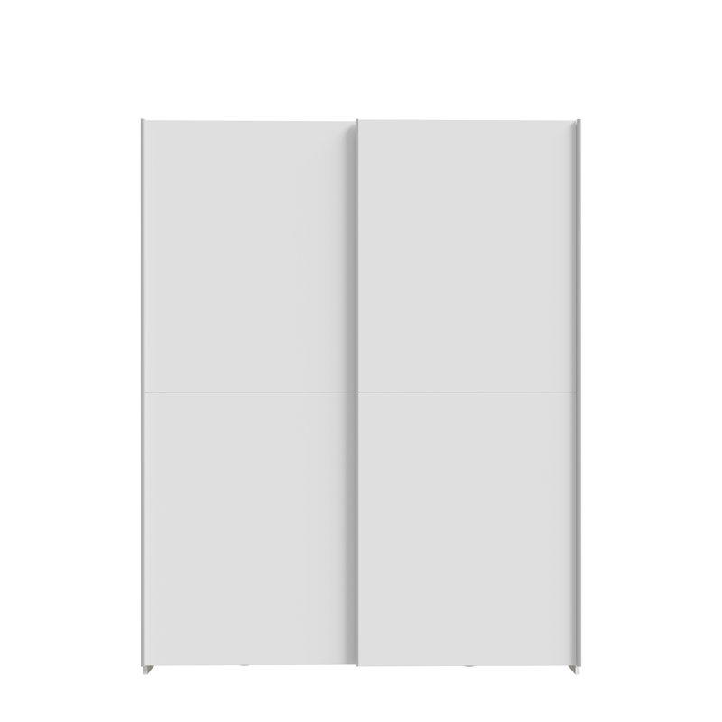 Nakari 2 Door Manufactured Wood Wardrobe, 190 cm H x 150 cm W x 61 cm D