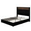 Lit pour grand lit avec port USB et veilleuse, lit plateforme à oreilles avec tablette de tête de lit, lit moelleux capitonné en velours-288760525-288760527