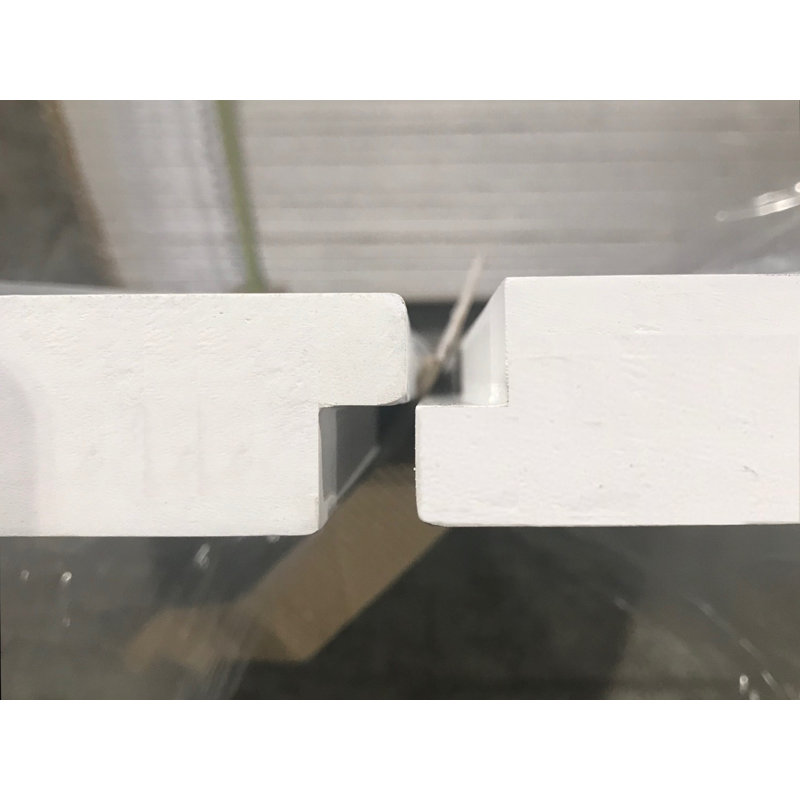 White Primed Shaker 4 Light Rebated Frosted Glass Pair, 573mm x 1981 mm