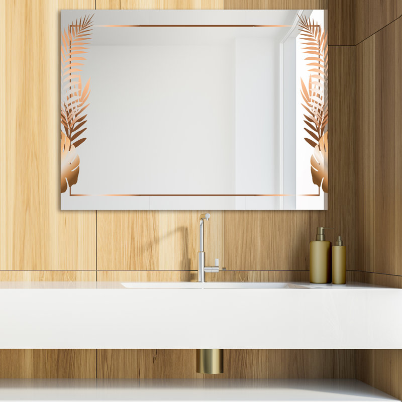 Miroir de salle de bain Minimal, H 29,5 po x l 39,4 po