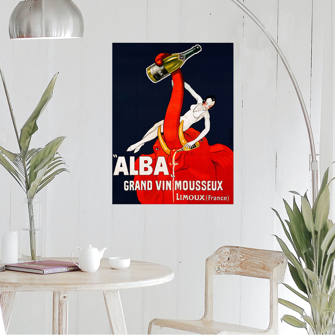 Poster Alba Grand Vin Mousseux, Ca. 1928 von Andre