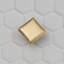 32mm Brushed Brass Square Knob-126282155
