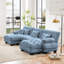 Luxueux canapé modulaire surdimensionné en forme de U pour le salon-872692769