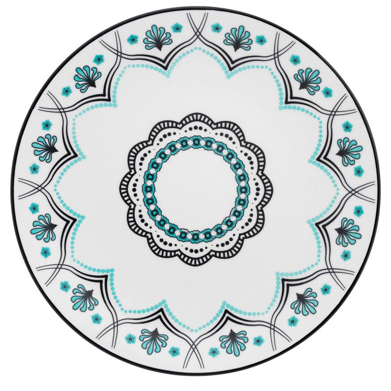 Assiette plate 11 po Tangela