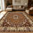1PC Vintage Persian Traditional Floral Medallion area rugs for Living Room, Soft and Comfortable, Suitable for all seasons, easy-to-maintain, machine washable Indoor floor mat, Under Table Farmhouse suitable for dining room, bedroom, entryway, home-129692018