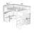 Full Metal Loft Bed With Light Strips, L-Shaped Desk, USB Ports And Storage Stairs-1108581300