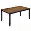 Ensemble 6 pièces avec 4 chaises à dossier croisé et 1 banc Lillibridge-796493057