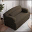Causeuse pliable en velours côtelé avec coussin moelleux-133086482