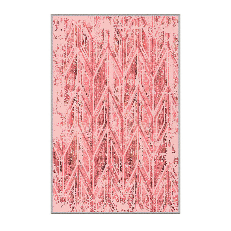 Premium 3D Printed Area Rug, 1% Polyester, Antibacterial, Non-Slip PVC Felt Bottom | 8 mm Pile Height, Machine Washable, Durable & Stylish for Living Room, Bedroom, & Home Décor