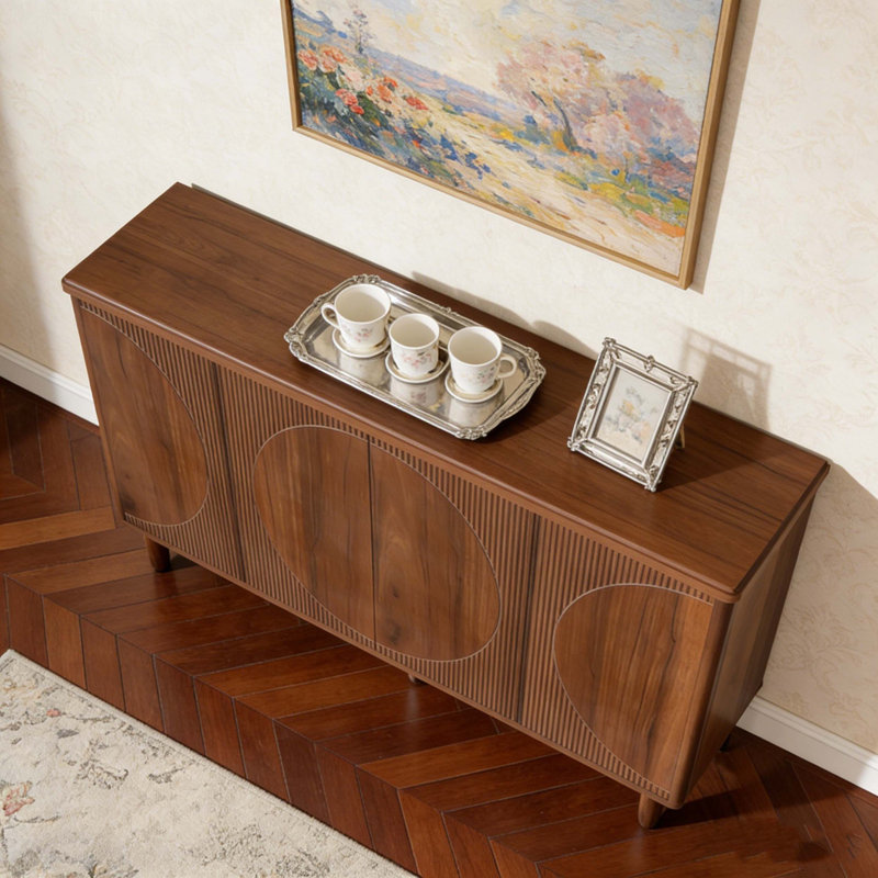 Buffet bahut avec portes et buffet, Noyer