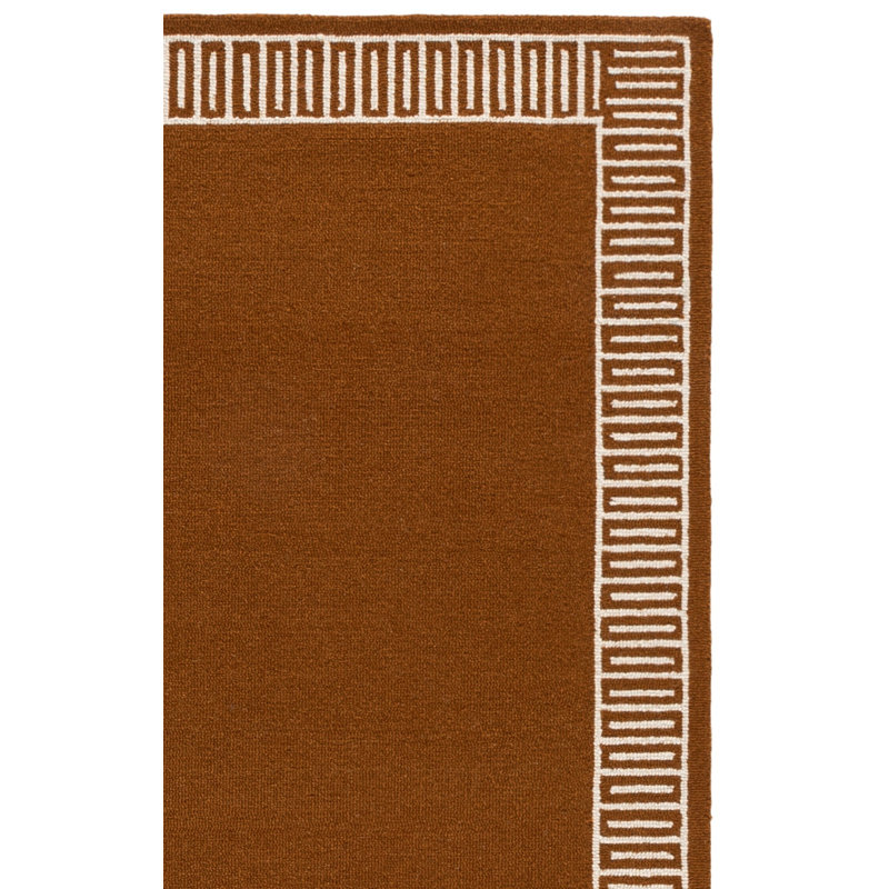 Metro 465 Hand Tufted 80% Wool; 20% Cotton Geometric Rug, Rectangle 5' x 8'