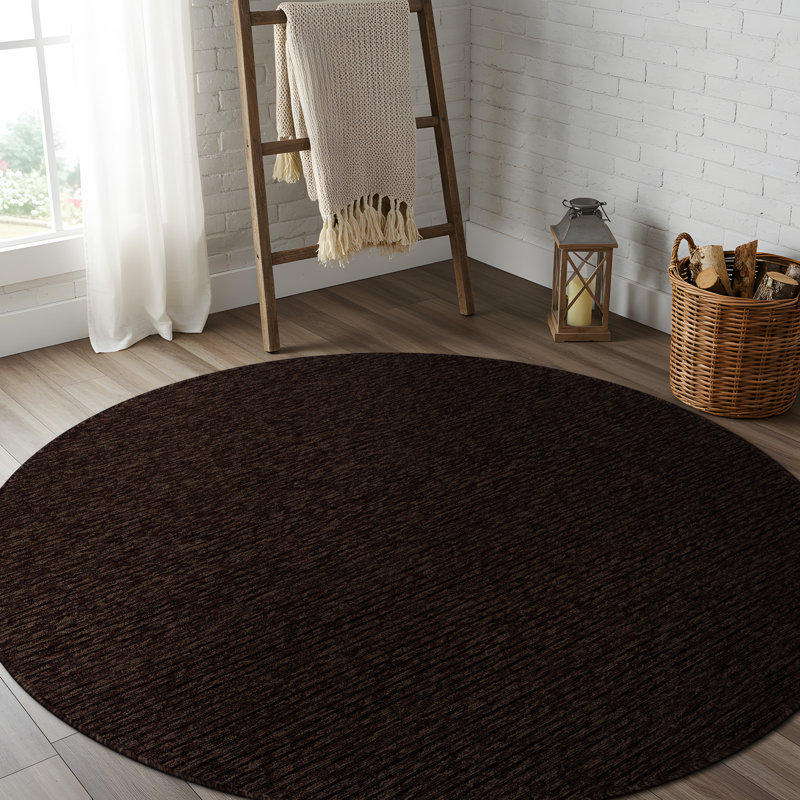 Arturas Non-Slip Area Rug, Round 4'
