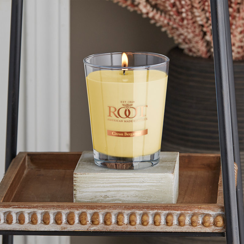 Citron and Bergamot Scented Jar Candle, Jar 10.5 oz.