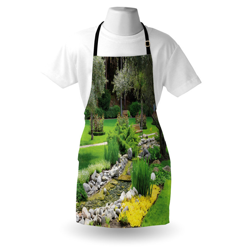 No Pattern Bib Apron