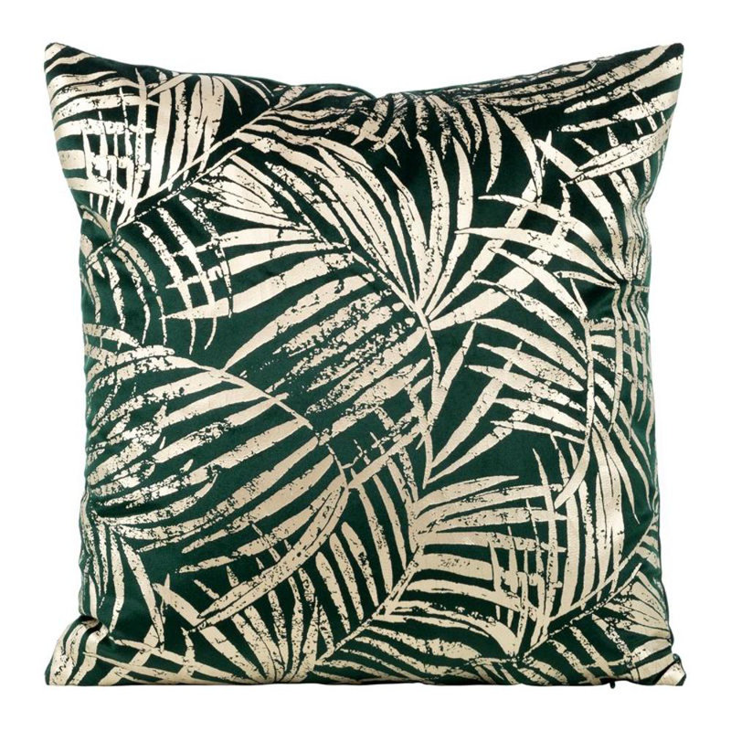 Microfiber Square Pillow Case, Dark Green
