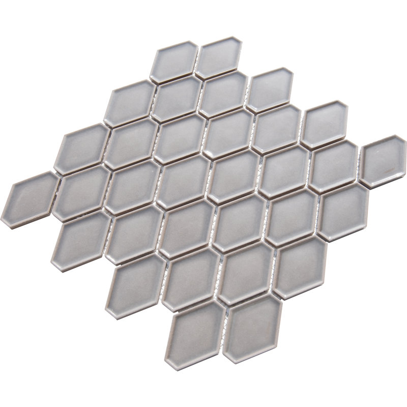Carrelage à motif mosaïque en porcelaine 2 po x 6 po, Bois d'œuvre