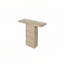 Table basse avec base piédestal