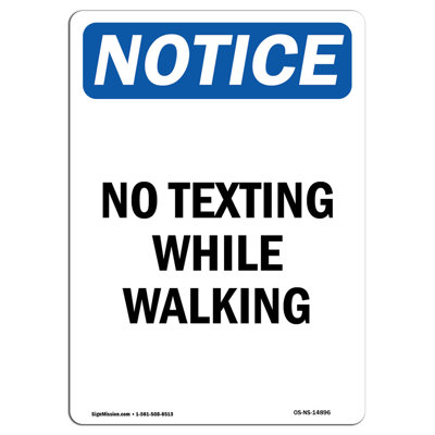 Pas de textos en marchant