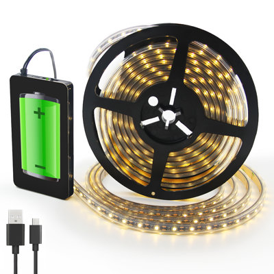 Motion Sensor Portable Power Bank LED 78" Under Cabinet Strip Light
