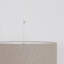 Ellington 1 - Light Silver Drum Pendant-29531924