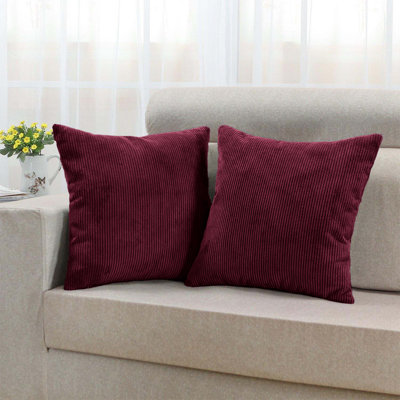 Square Pattern Cushion Cover-(Pack of 2)