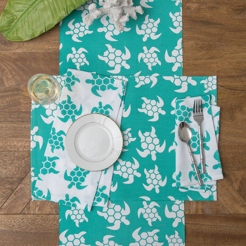 Daigneault Beachy Turtle Cotton Placemat