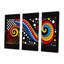 Ensemble de salon Dailley - Abstract Spirals Wall Art-108313412-108313415