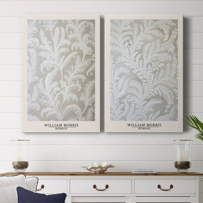 Toile tendue avec châssis de la meilleure qualité de la série DORZXXVW de la collection Wm-morris-prêt à accrocher