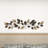 Metal Long Textured Leaf Home Wall Decor with Multiple Shades
