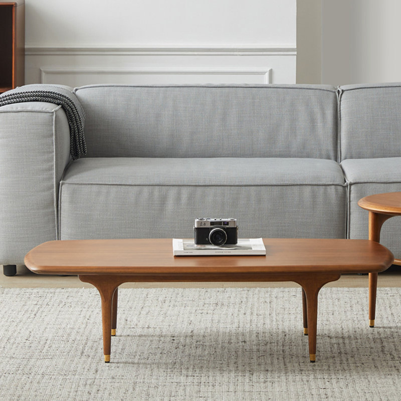 Simple boxwood solid wood coffee table