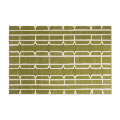 Tapis brun intérieur et extérieur Trellis