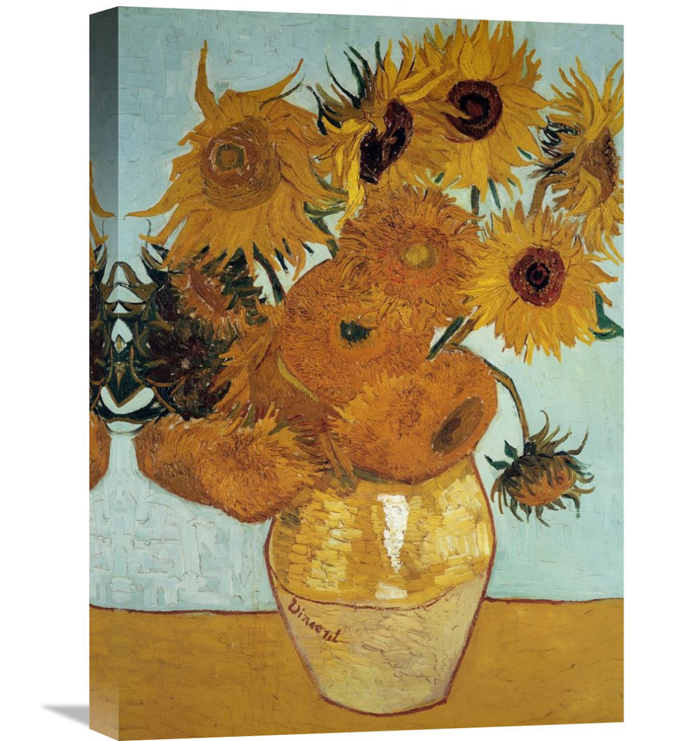 'Sunflowers' by Vincent van Gogh Painting Print on Wrapped Canvas Vault W Artwork 