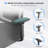 Ergonomic Office Chair,Mesh Desk Chair With Adjustable Lumbar Support And Headrest,Comfy Computer Chair With 3D Armrest Recling Swivel Chair For Home And Office-1359793675