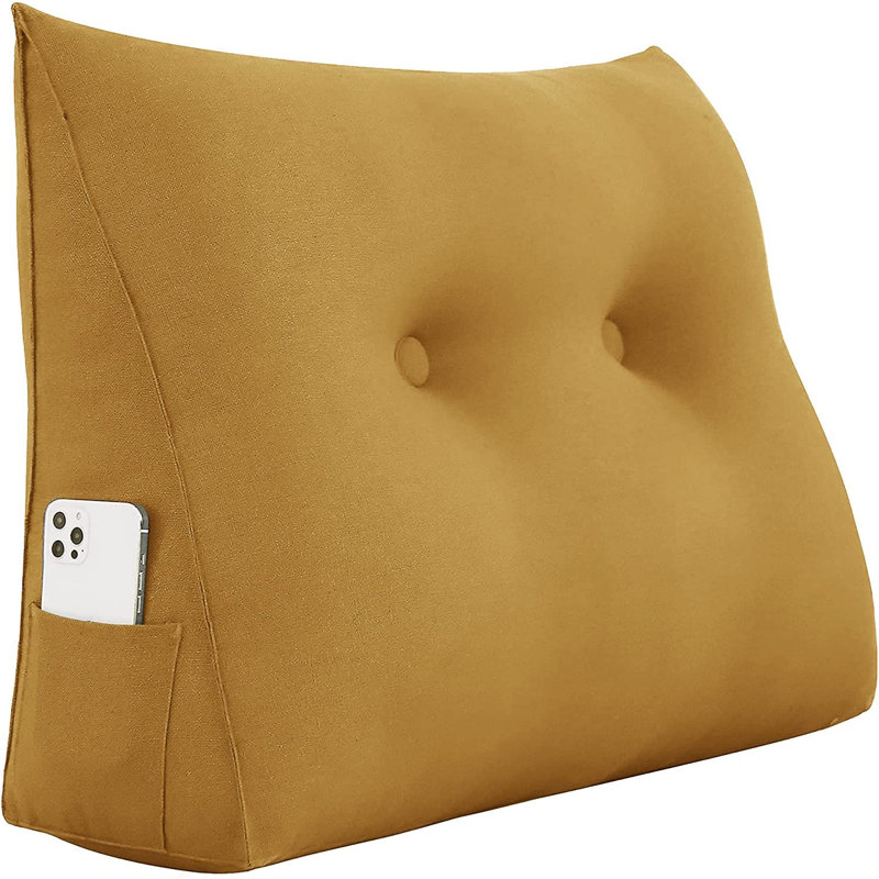 Cushion, Yellow, 50cm H x 60cm W