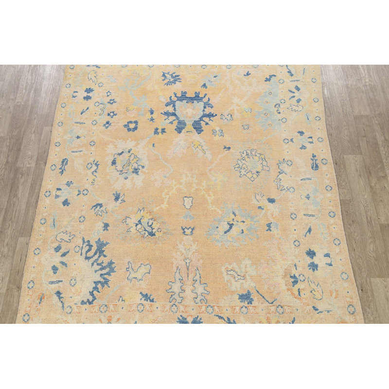 One-of-a-Kind 7'4" X 9'2" New Age Wool Area Rug in