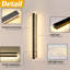 Matte Black Integrated LED Outdoor Sconce