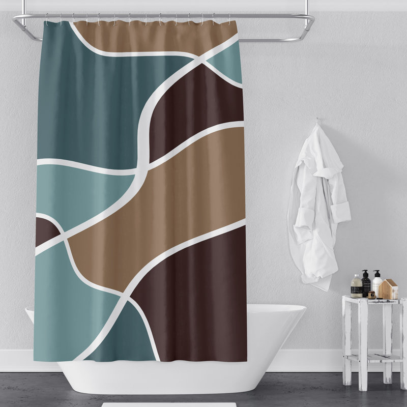 Rideau de douche simple Scituate, H 93 po x l 70 po
