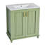Meuble-lavabo moderne avec lavabo en résine, meuble-lavabo autoportant, armoire de rangement en bois pour la salle de bain