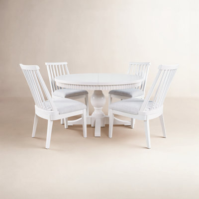 Alper Dining Table Set with Removable Leaf